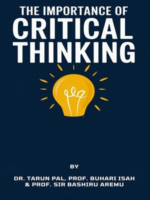 cover image of The Importance of Critical Thinking
